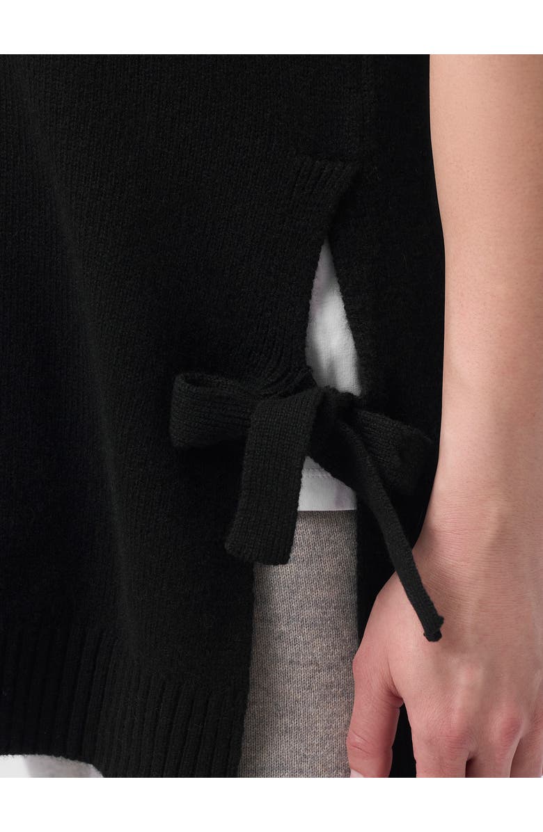 GOBI Mongolian Cashmere V-neck Cashmere Maternity Top, Alternate, color, Black