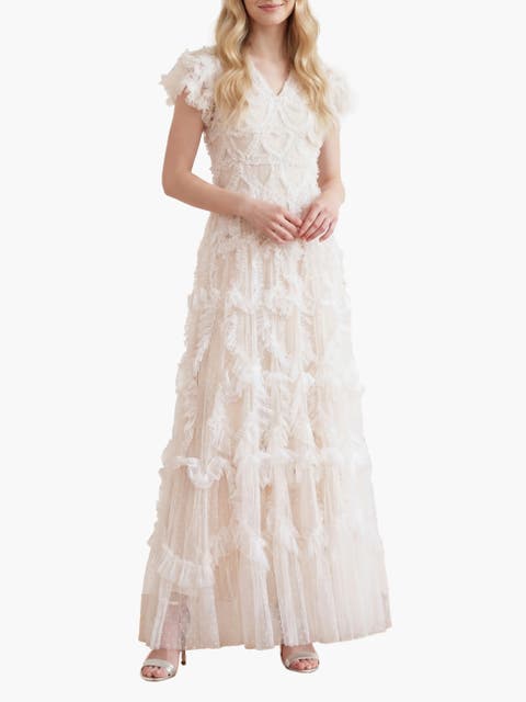 Amorette V-neck Gown