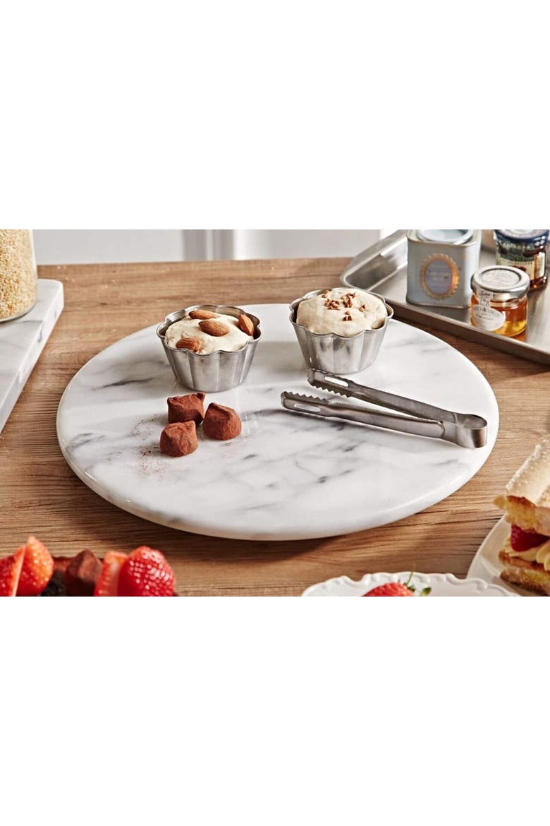 Artifacts Trading Company Lazy Susan, Alternate, color, White Matte