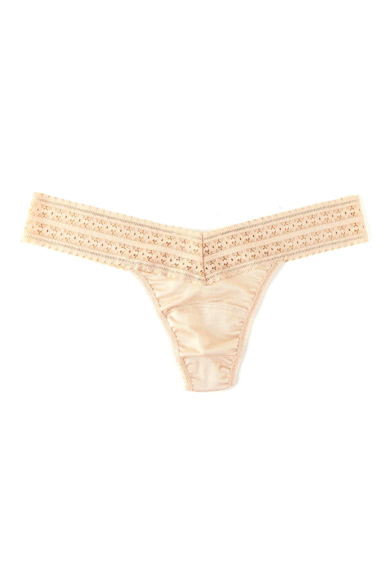 DreamEase™ Low Rise Thong, Alternate, color, CHAI