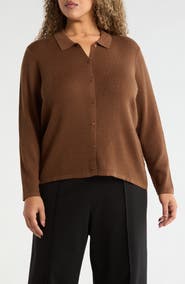 Eileen Fisher Merino Wool Cardigan
