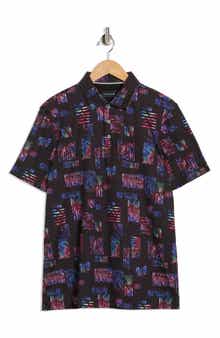 Bugatchi Abstract Knit Polo