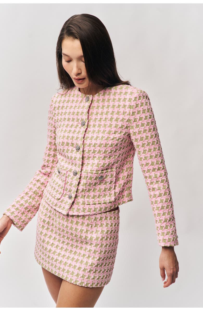 Guizio Halstead Skirt, Alternate, color, Pink Multi