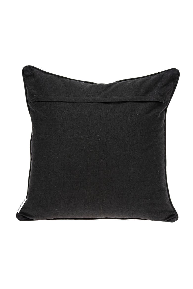 Simba Decorative Accent Pillow, Alternate, color, BLACK