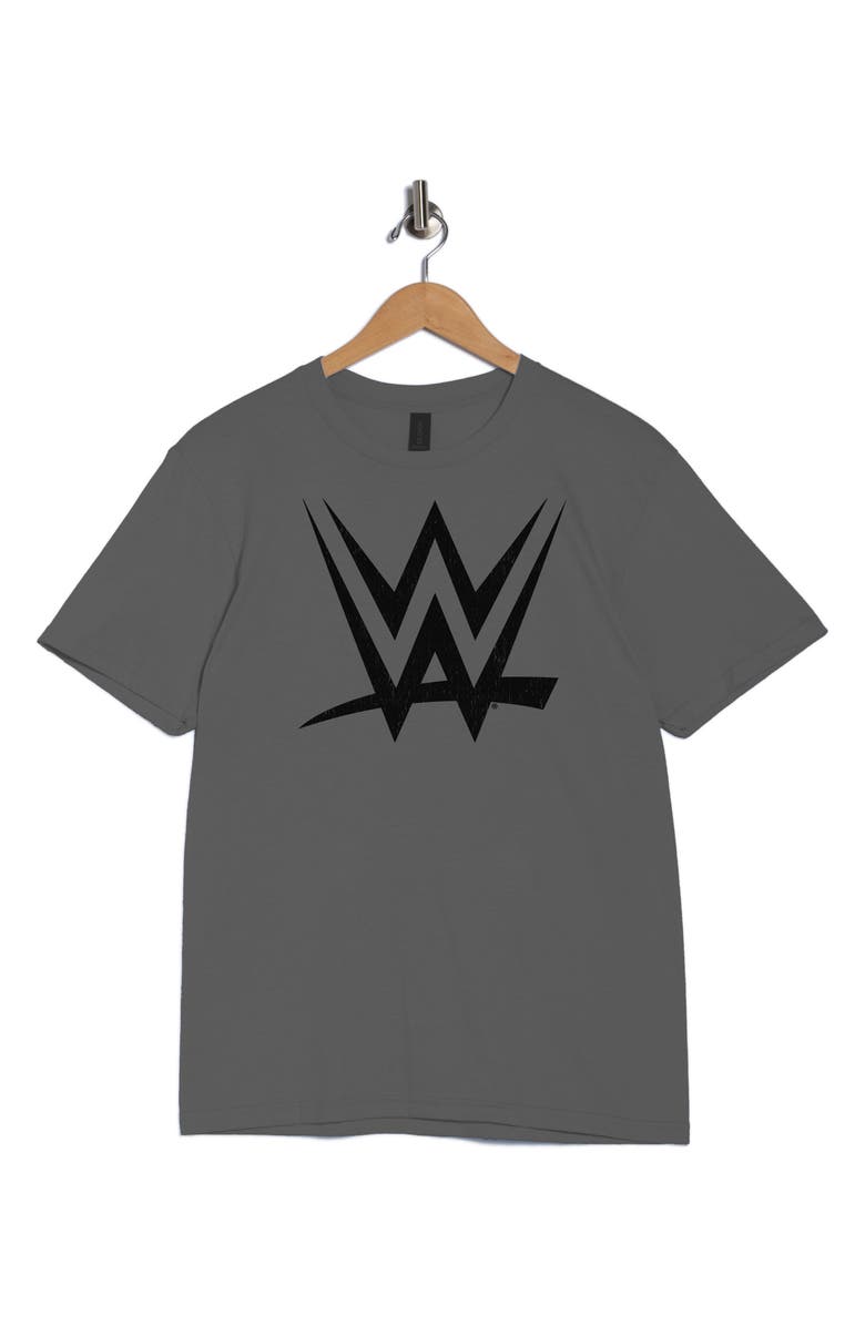 Monster Digital WWE Logo Graphic T-Shirt, Alternate, color, Charcoal