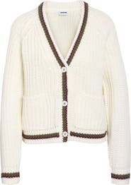 Noisy may Charlie Varsity V-Neck Cardigan