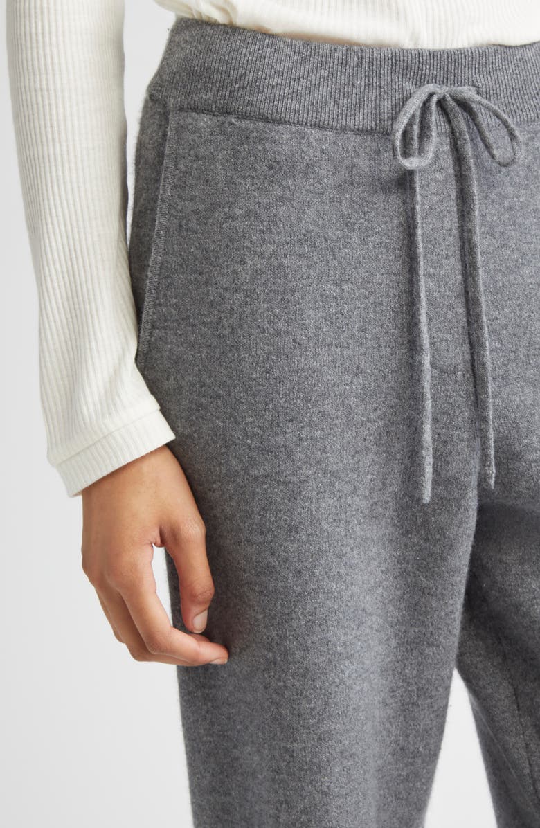 LOULOU DE SAISON Hespero Cashmere Joggers, Alternate, color, Anthracite Melange