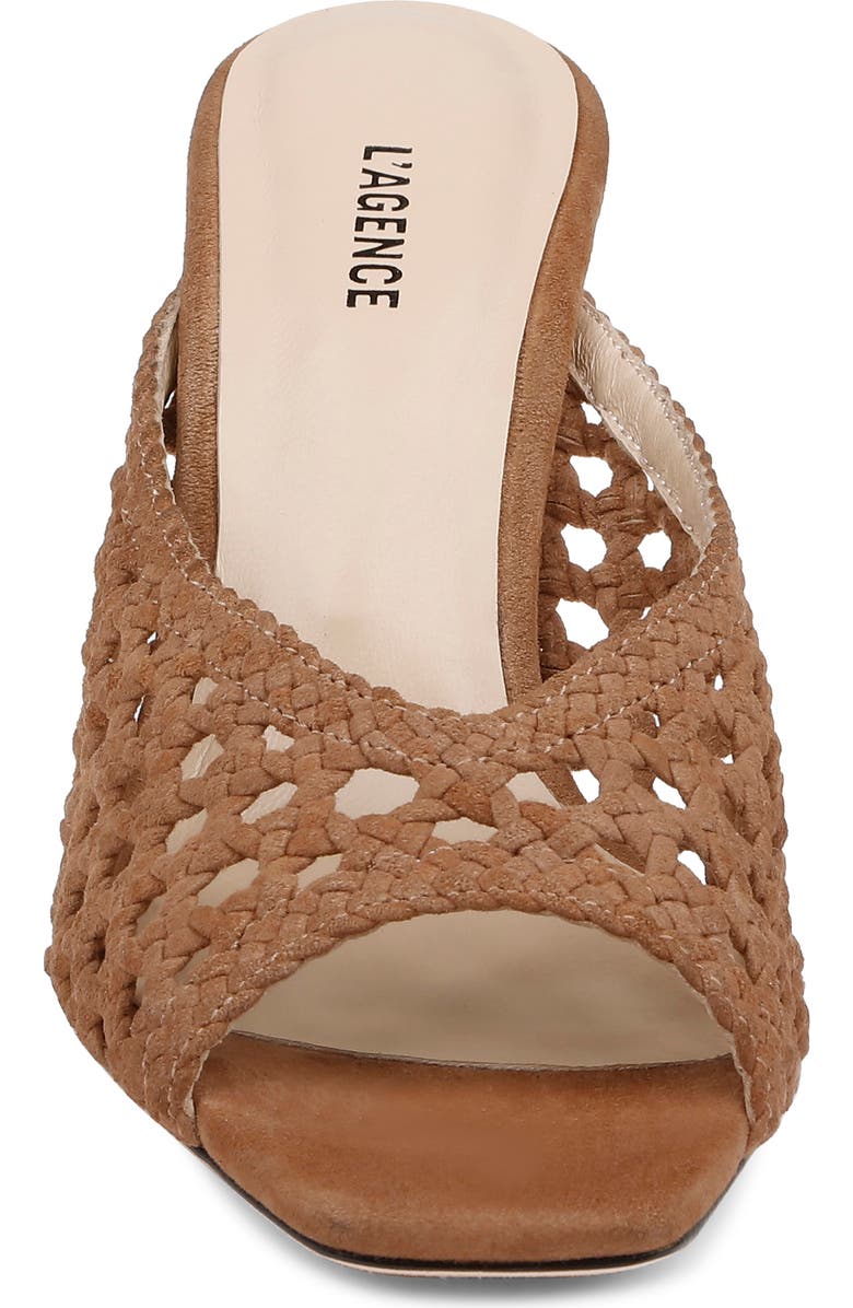 L'AGENCE Jacques Sandal, Alternate, color, Sand Suede