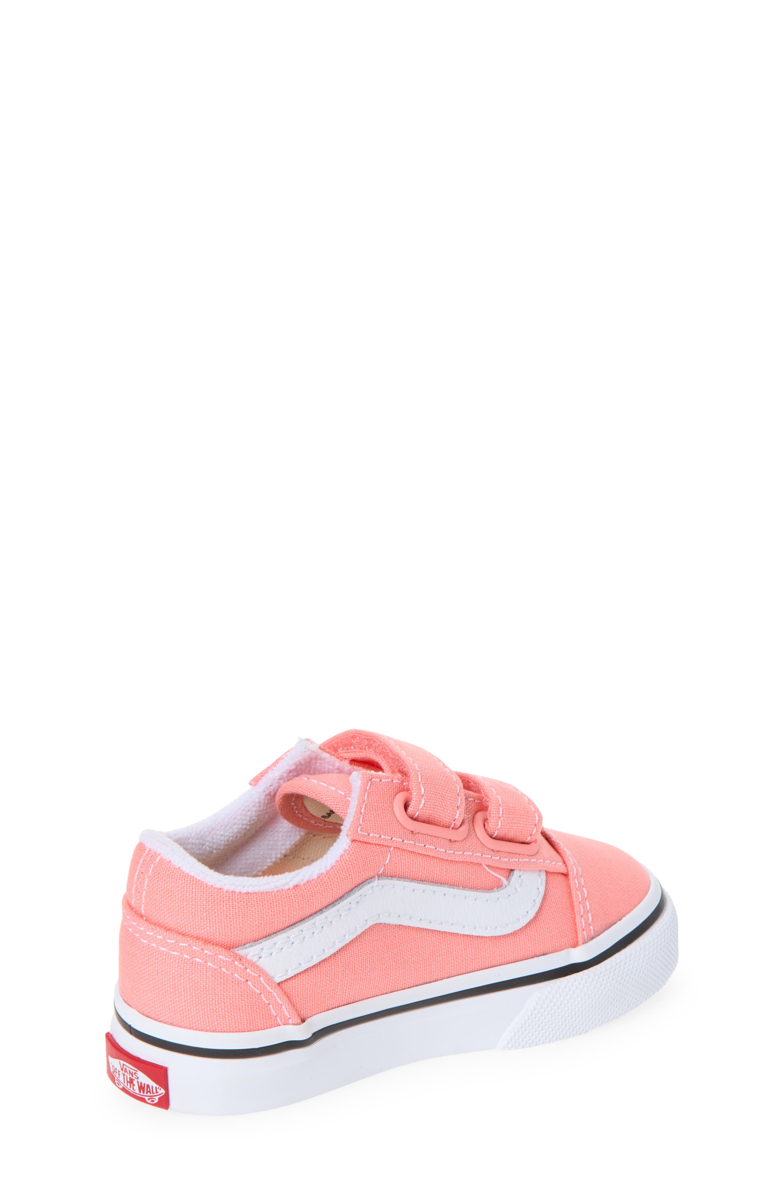 Kids' Old Skool V Flower Sneaker, Alternate, color, SUNSET BLUSH PINK