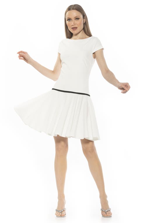 Alexia Admor Aoife A-line Dress In Ivory