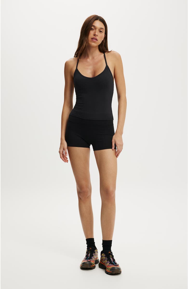 COTTON ON BODY Women's Active Ultra Soft Micro Shortie Short, Main, color, Black