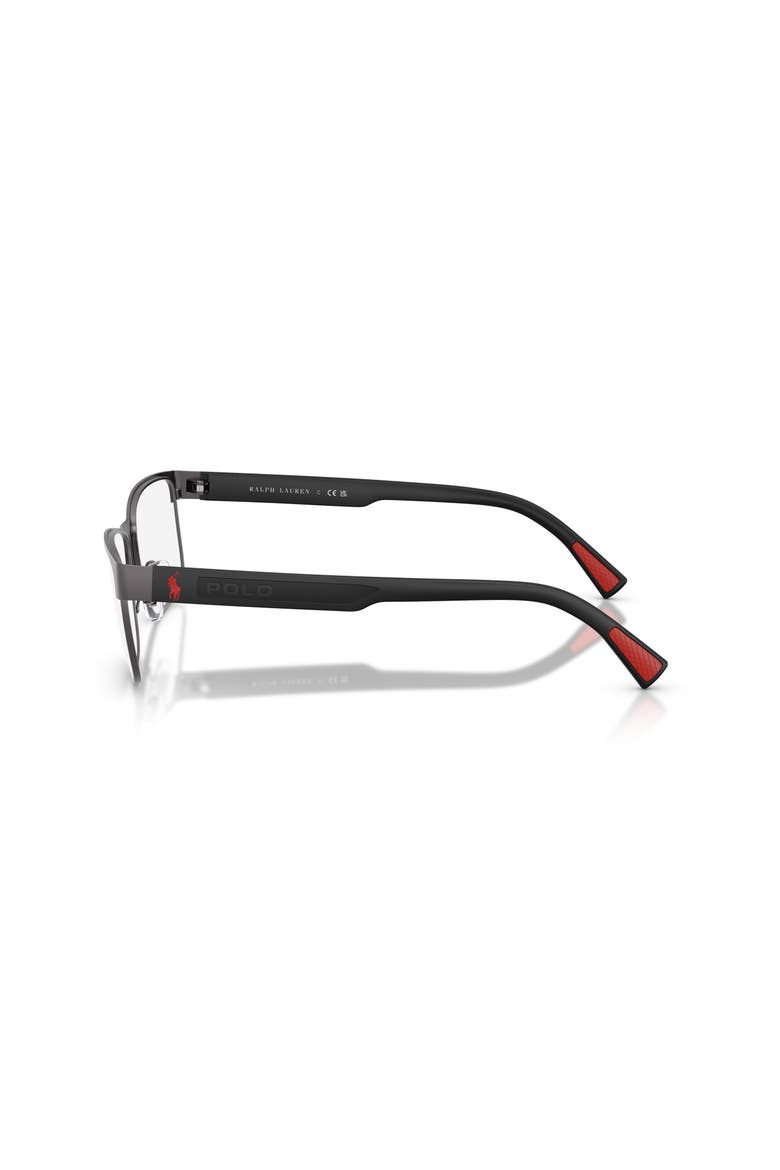 57mm Rectangle optical glasses, Alternate, color, Grey