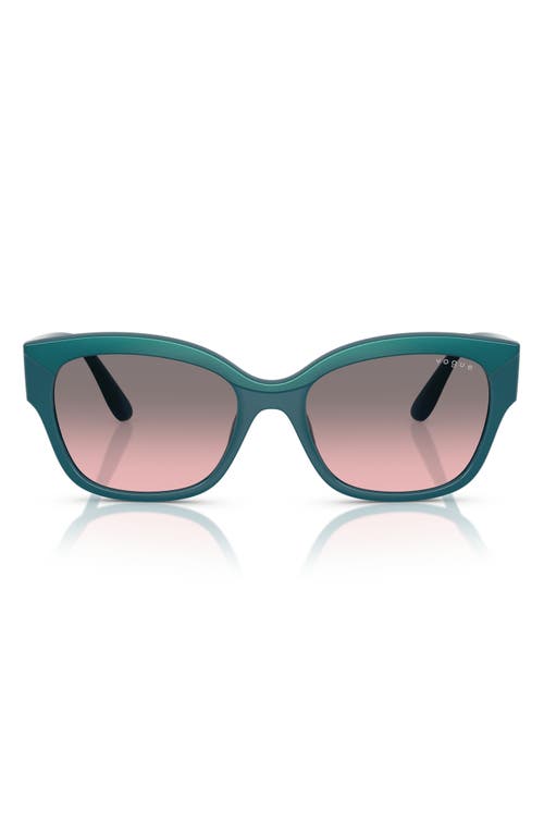 Vogue Kids'  55mm Polarized Gradient Butterfly Sunglasses