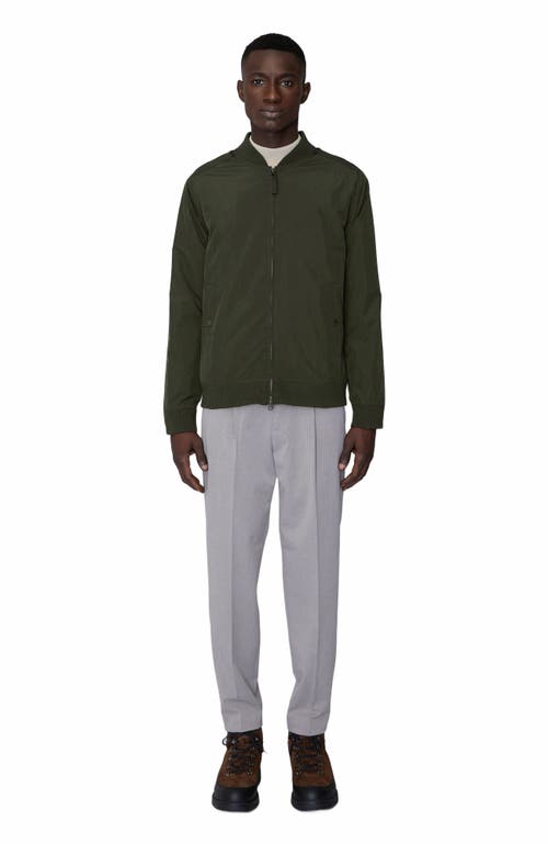Quartz Co. Daniel Bomber Jacket In Sage