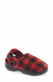 Classic Unfurgettable Buffalo Check Fleece Clog