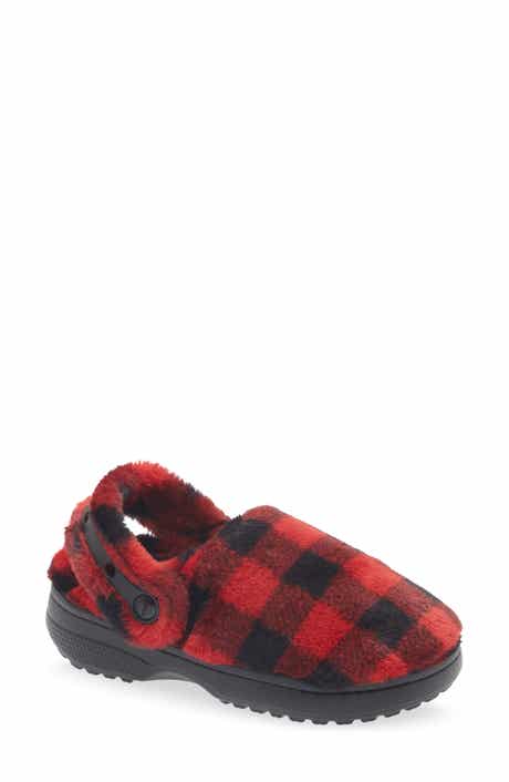 Classic Unfurgettable Buffalo Check Fleece Clog