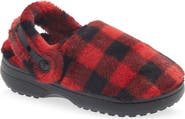CROCS Classic Unfurgettable Buffalo Check Fleece Clog