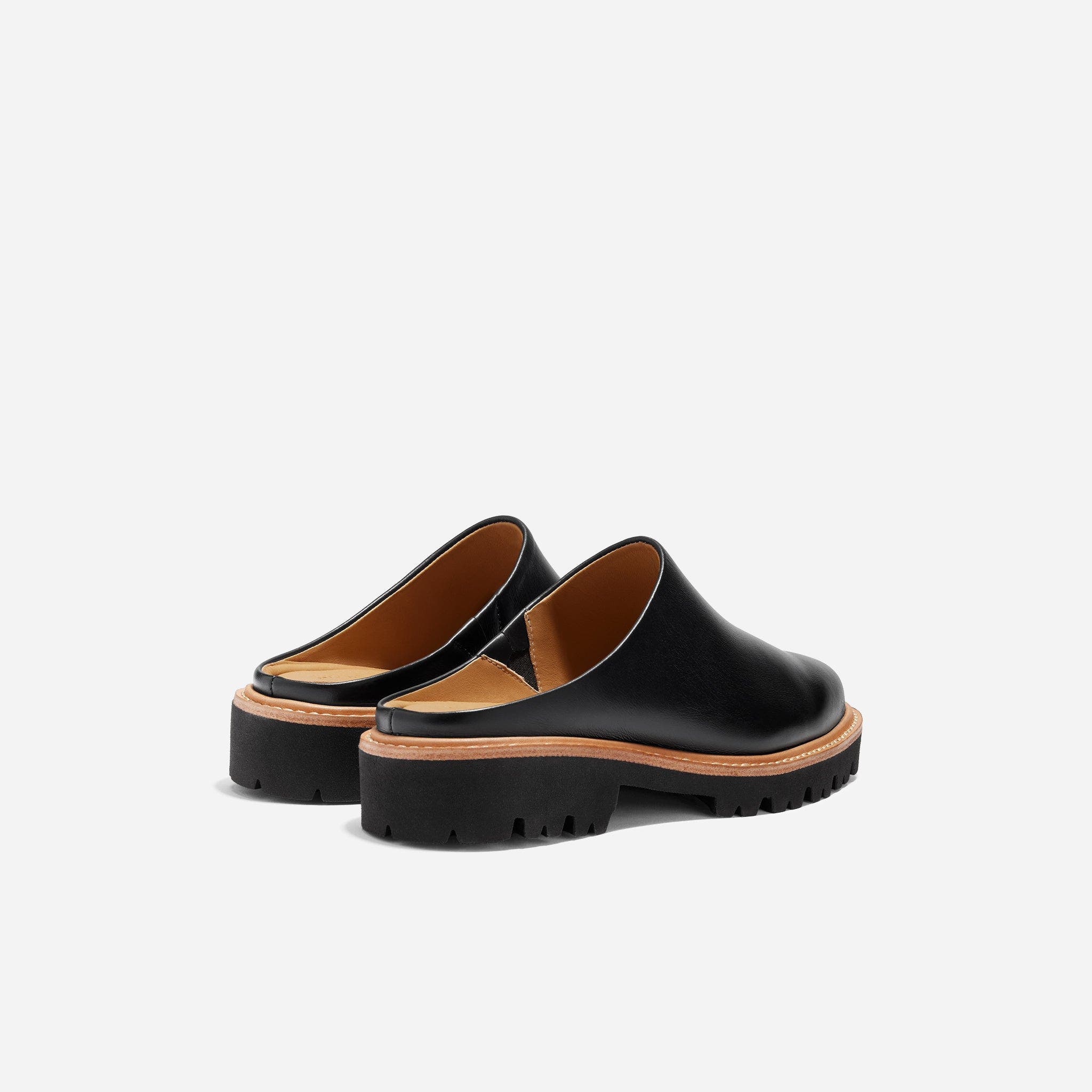 Emilee Lug Mule, Alternate, color, Black