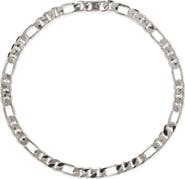 Lady Grey Large Figaro Chain Necklace