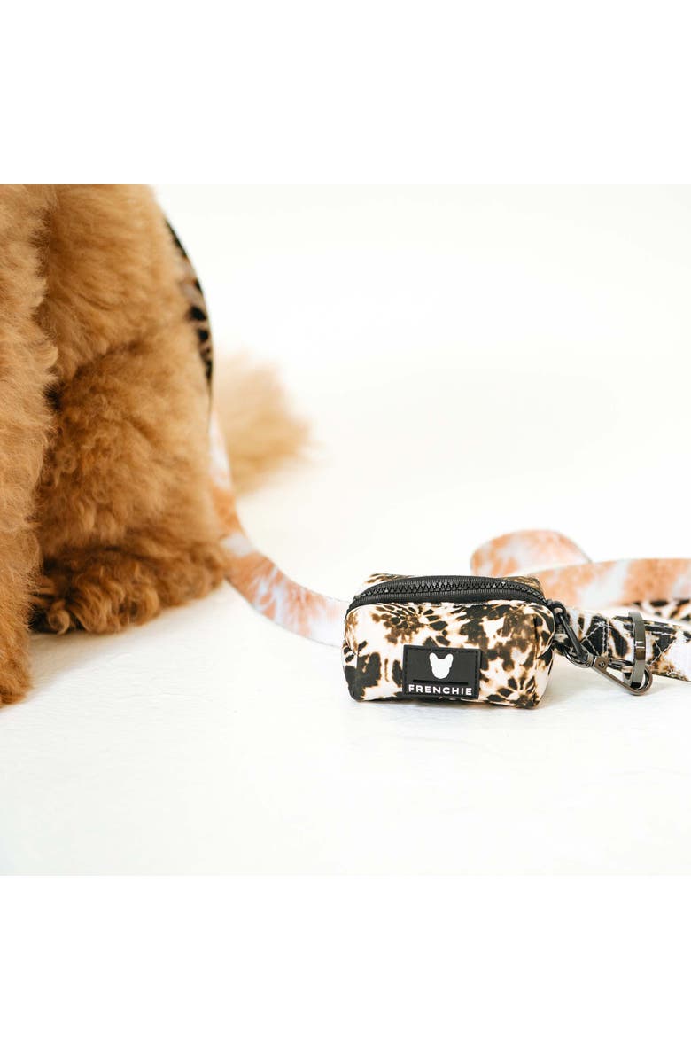 Frenchie Poo Bag Holder, Alternate, color, Earthy Tie Dye