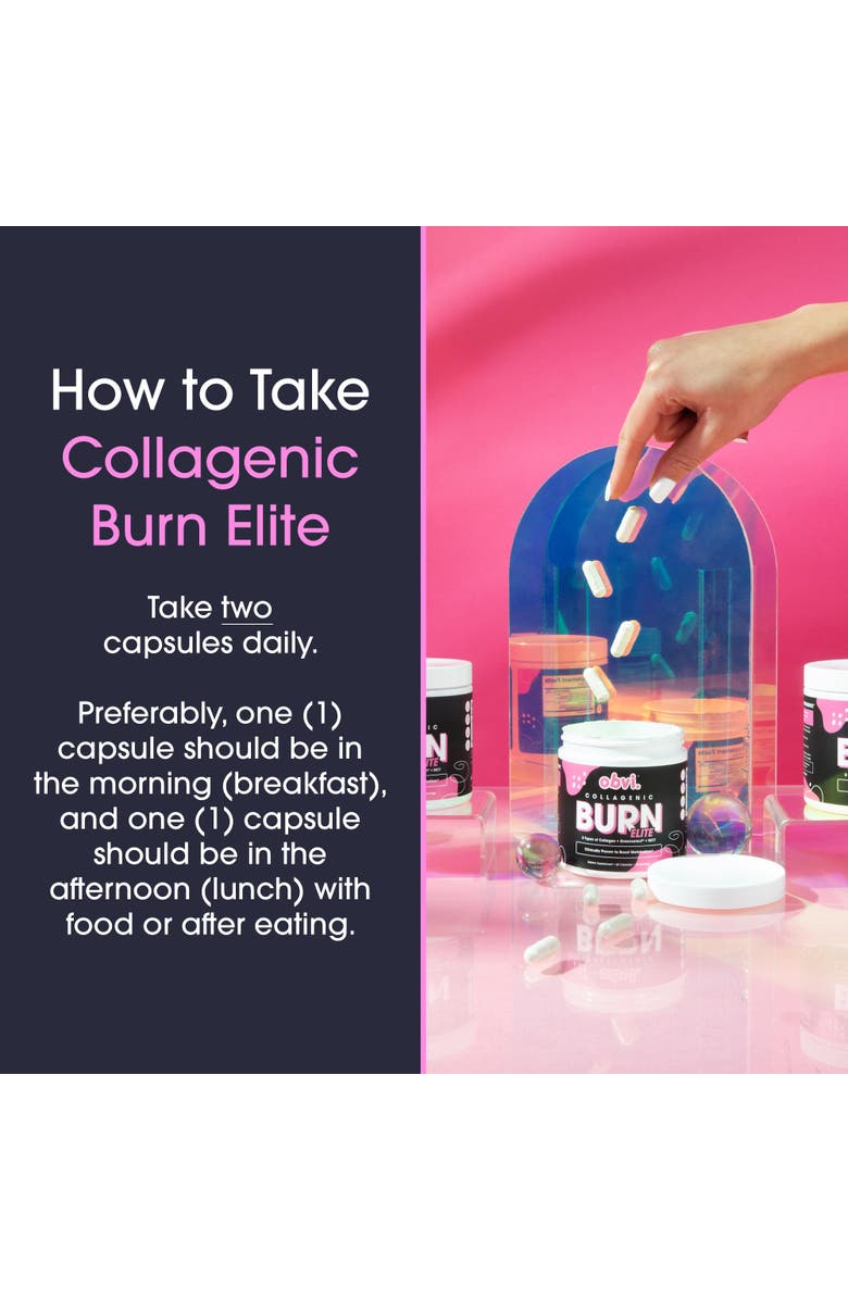 Obvi Burn Elite Collagen Supplement Metabolism, Alternate, color, NO COLOR