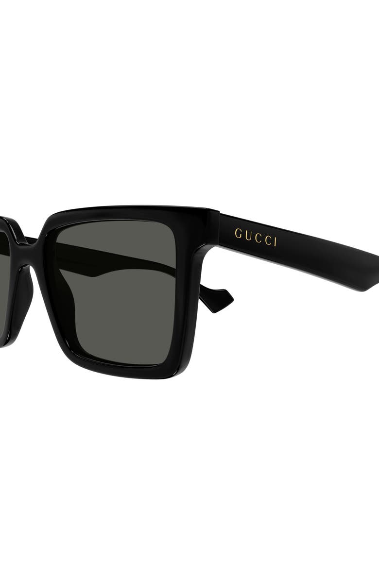 Gucci 55mm Square Sunglasses, Alternate, color, 