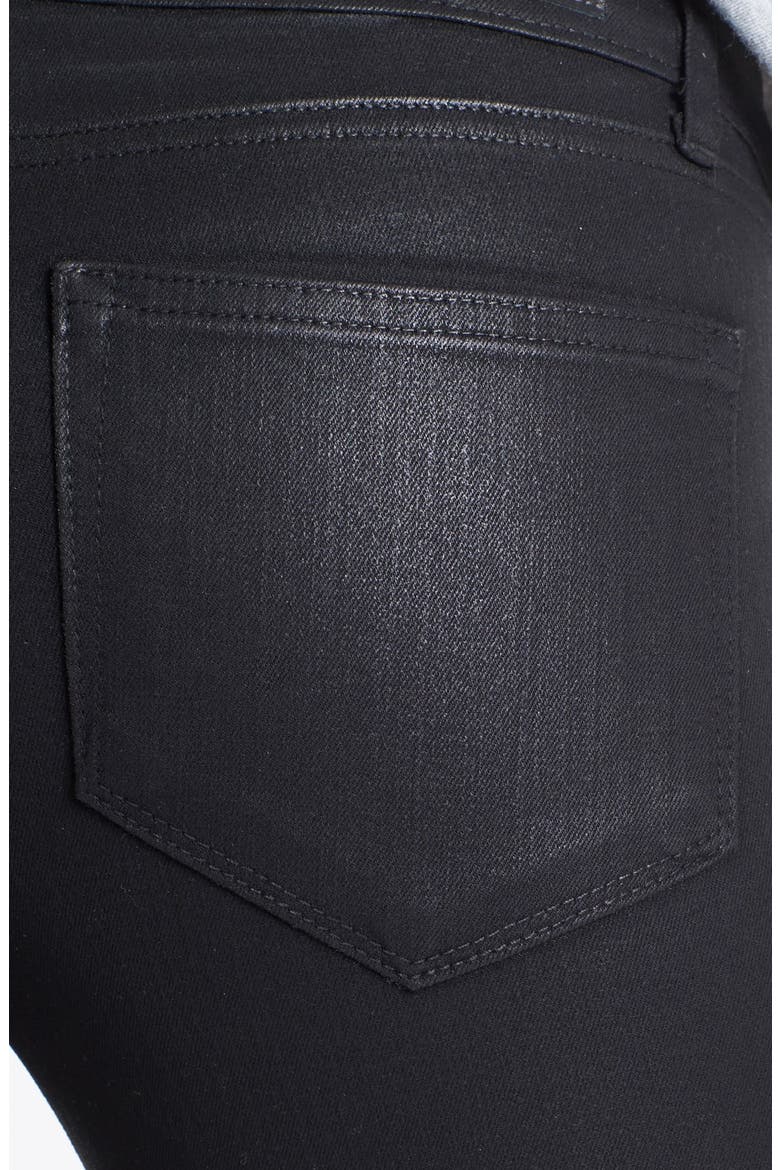 Denim 'Verdugo' Ankle Coated Skinny Jeans, Alternate, color, BLACK SILK