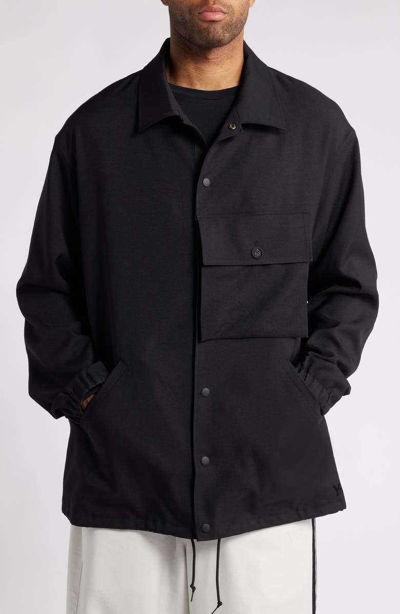 Y-3 Recycled Polyester Twill Coach's Jacket, Alternate, color, 