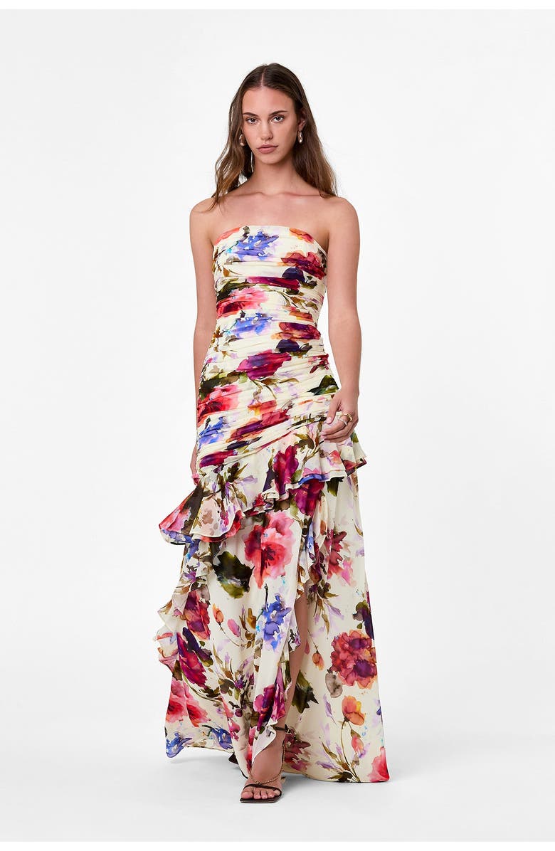 NICHOLAS Viola Print Dress, Main, color, Watercolor Flora
