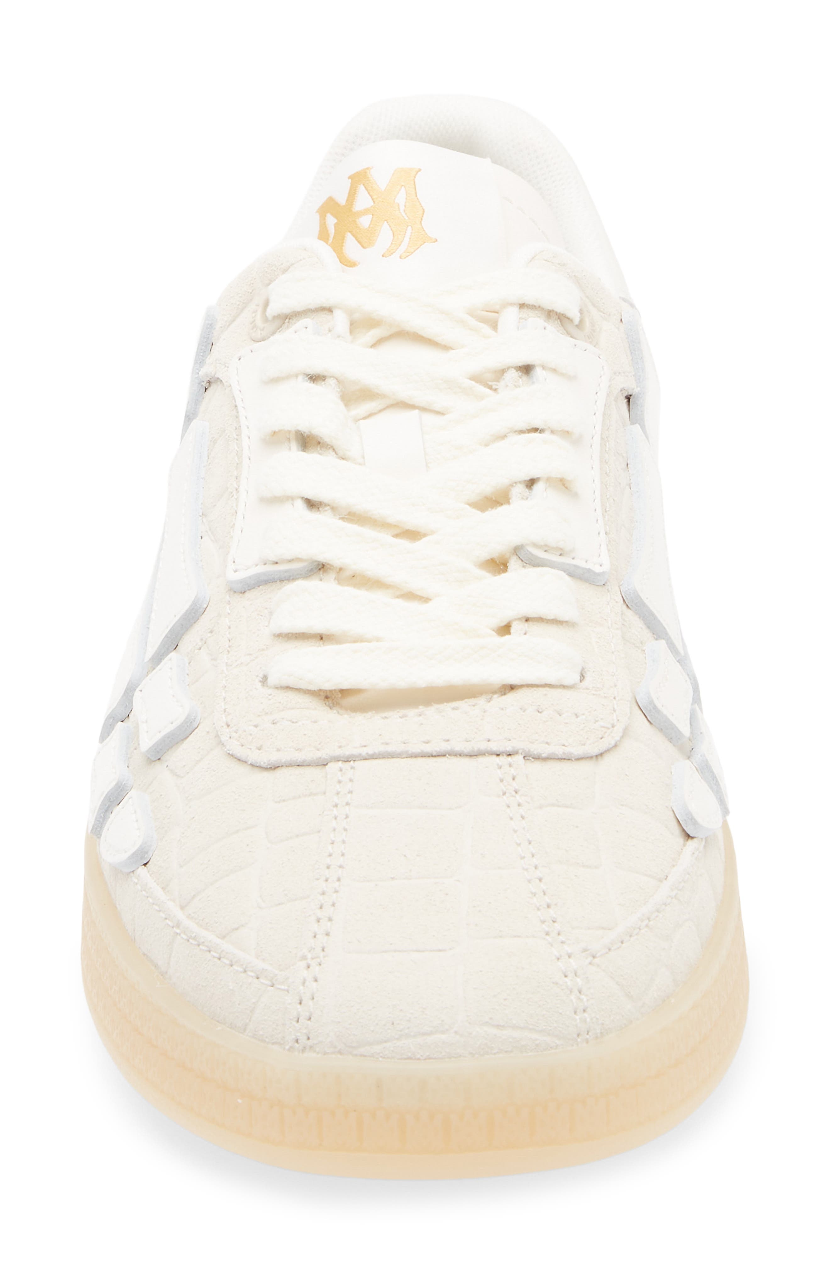 AMIRI Pacific Bones Sneaker, Alternate, color, Alabaster
