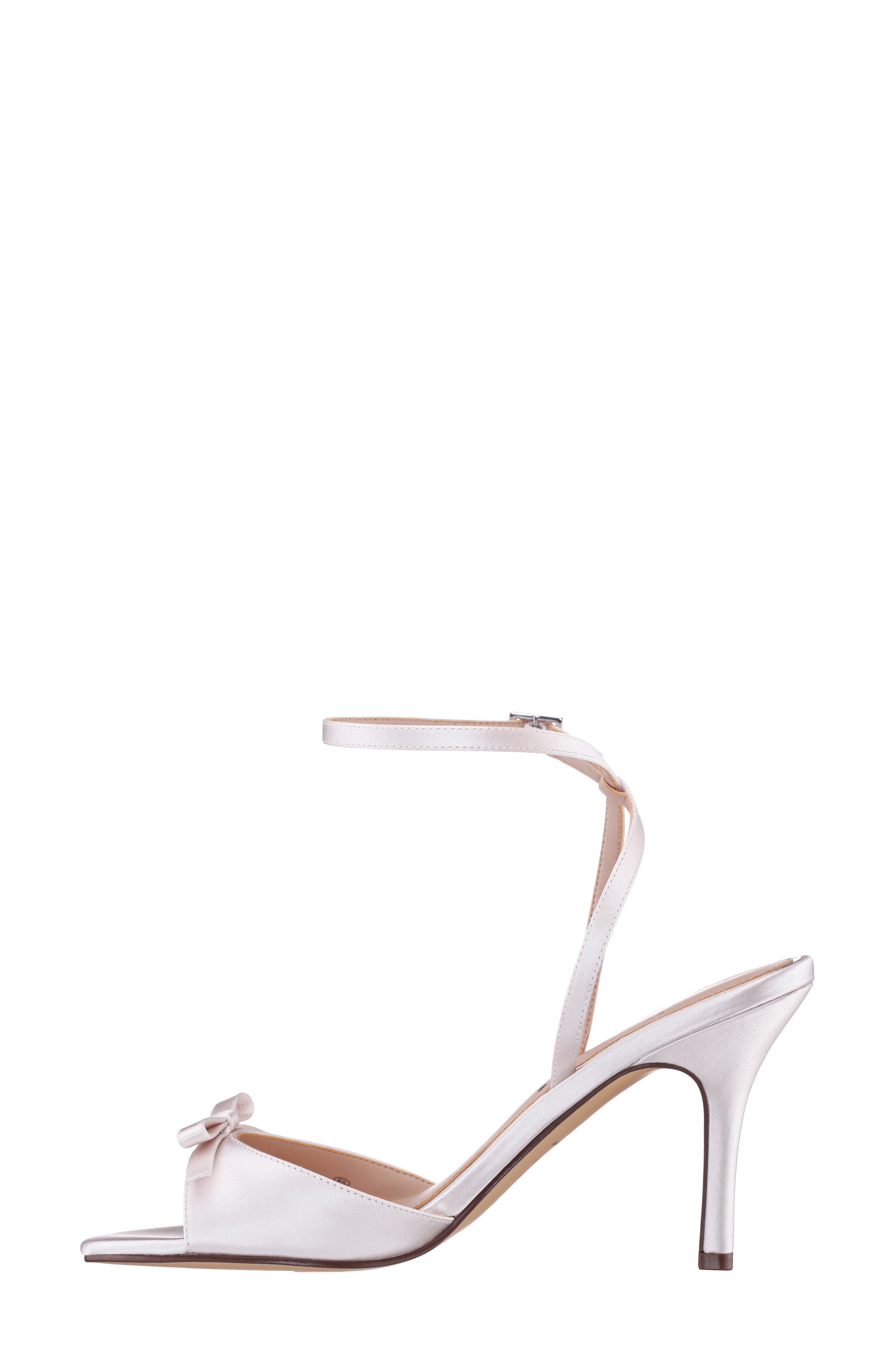 Nina Vicci Ankle Strap Sandal, Alternate, color, Ivory