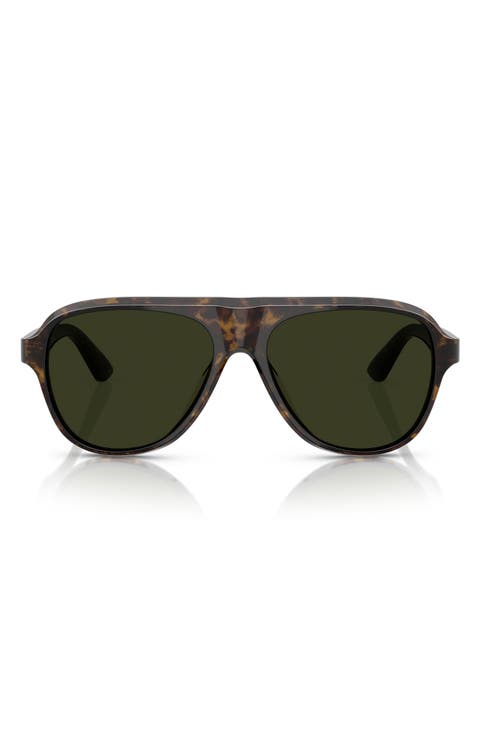 57mm Paul Newman Polarized Shield Sunglasses
