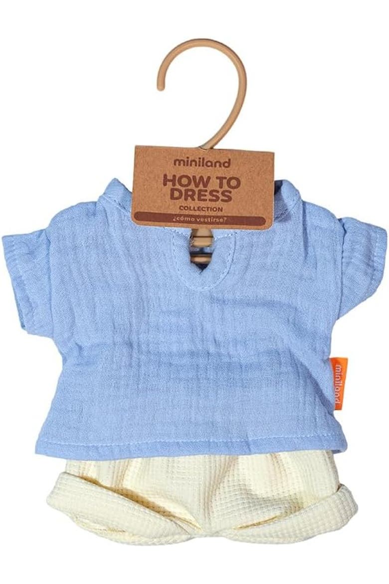 Doll Outfit for 12 5/8 inch Dolls, Alternate, color, Blue Multi