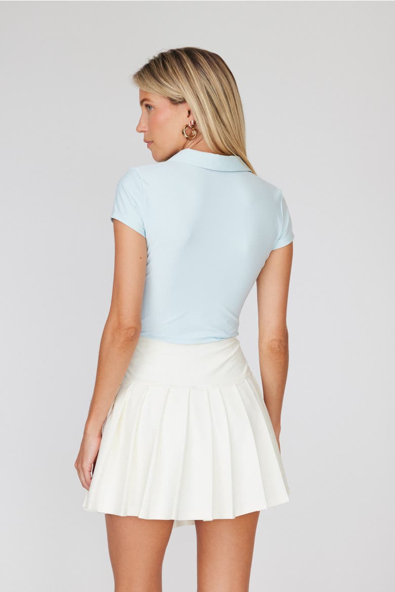 Pleated Skirt, Alternate, color, White