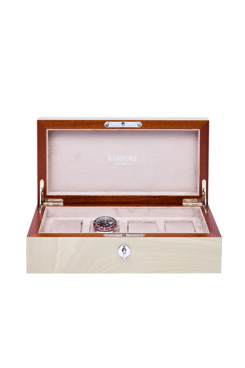 Heritage Four Watch Box, Main, color, Grey