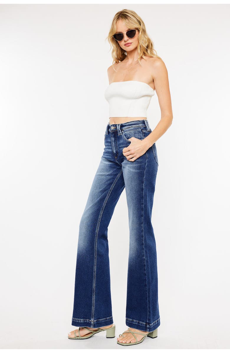 KanCan Pilot High Rise Flare Jeans, Alternate, color,