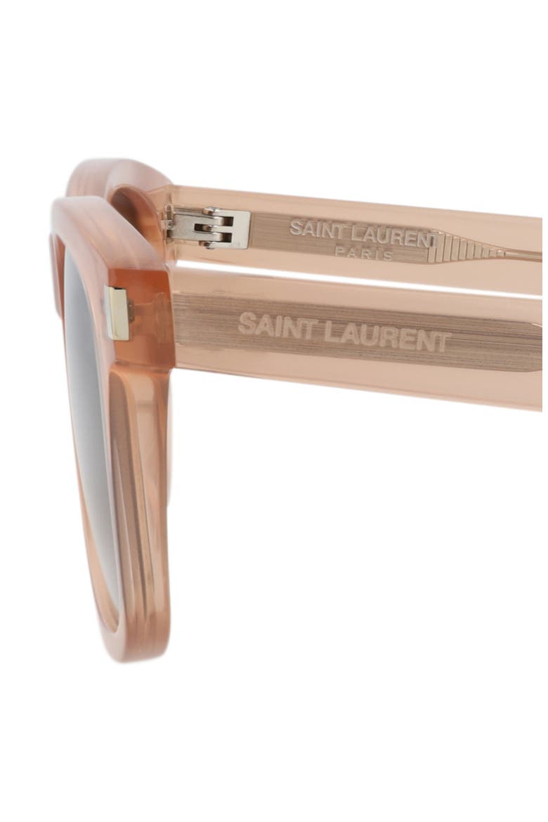 50mm Square Sunglasses, Alternate, color, ORANGE ORANGE BROWN