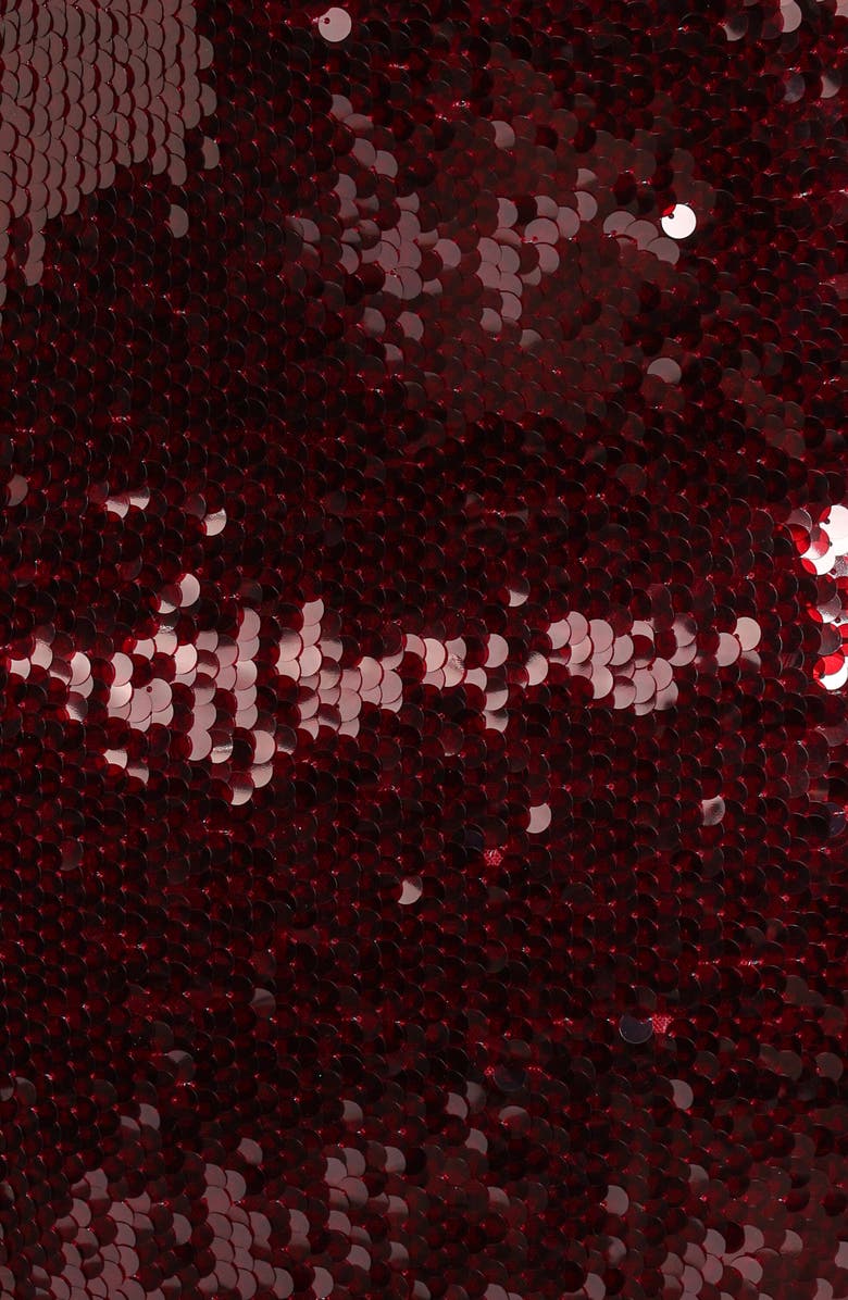 Petal & Pup Orlena Sequin Maxi Dress, Alternate, color, Burgundy