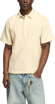 Lucky Brand Short Sleeve Popover Shirt