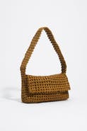 BIMBA Y LOLA Medium Plaited Leather Hobo Bag