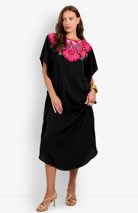 Jalani Sautoir Maxi Caftan Dress