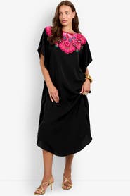 Trina Turk Jalani Sautoir Maxi Caftan Dress