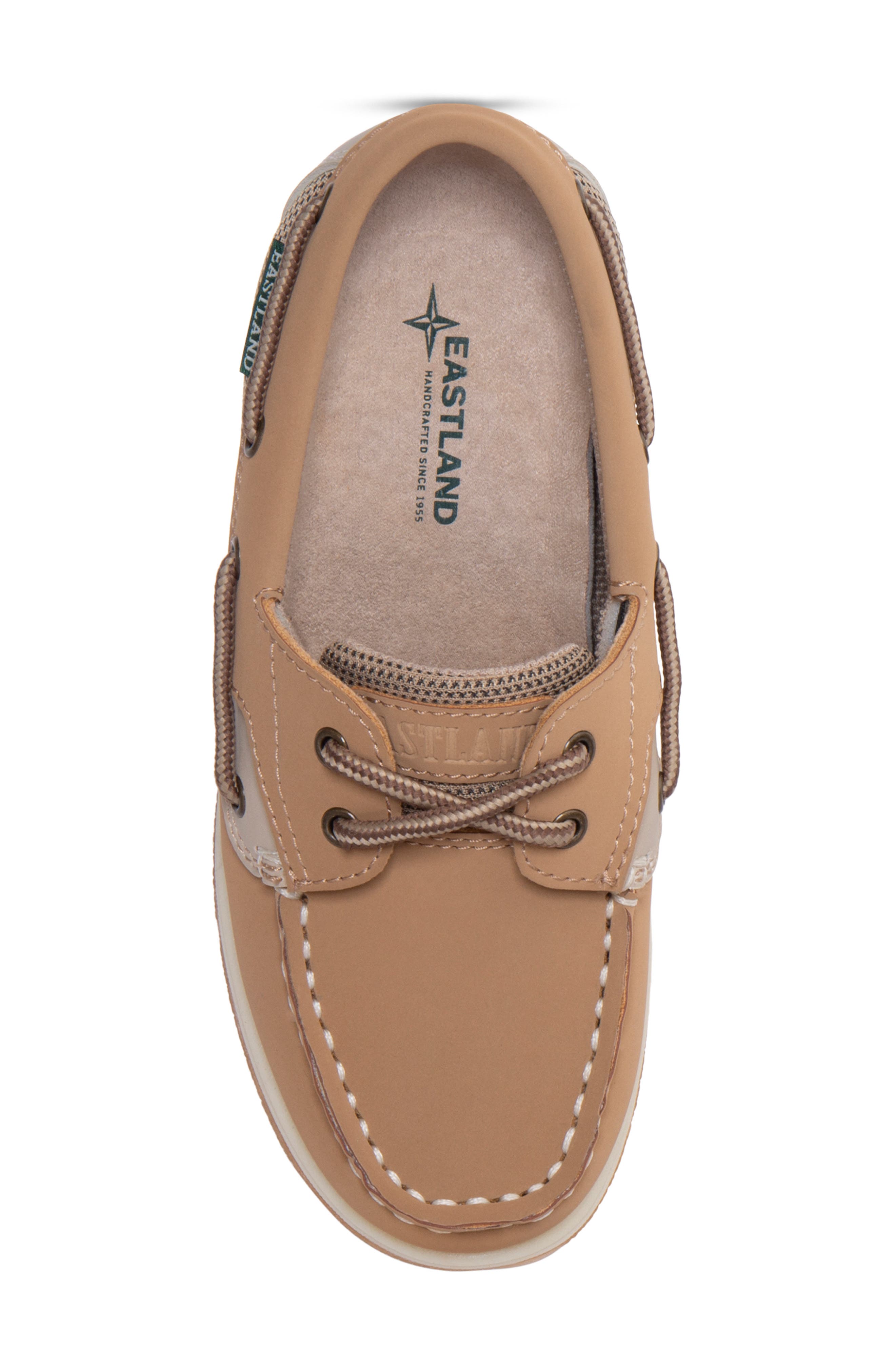 Eastland Kids' Solstice Boat Shoe, Alternate, color, Tan