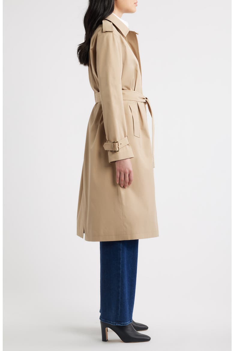 Belted Trench Coat, Alternate, color, KHAKI