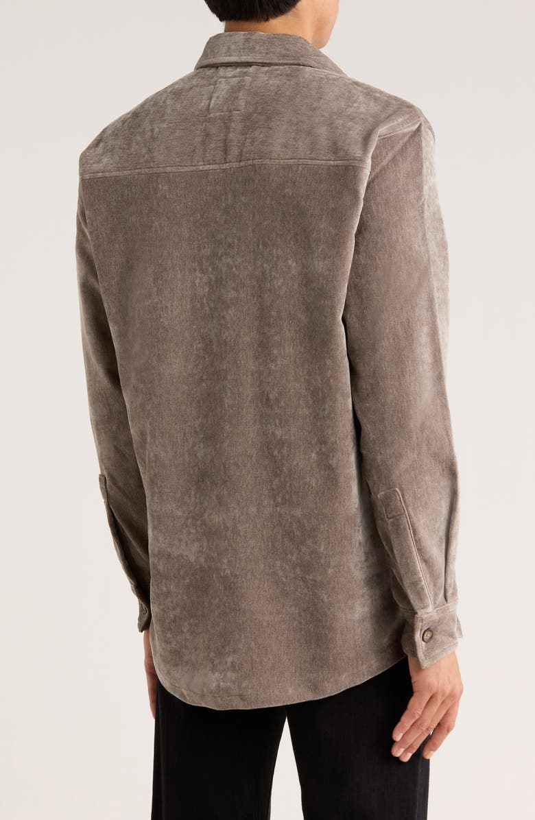 Vintage 1946 Chenille Shirt Jacket, Alternate, color, Olive