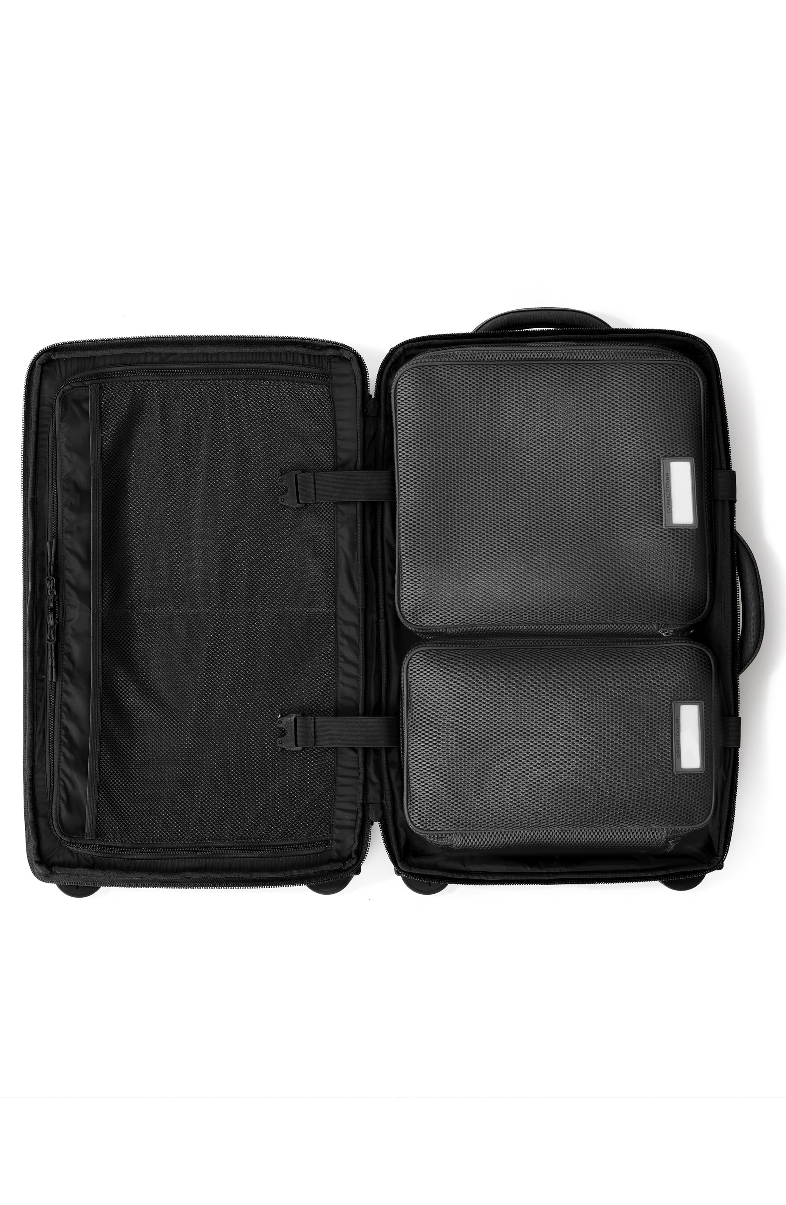 Dagne Dover Seattle Carry-On Rolling Luggage, Alternate, color, Onyx