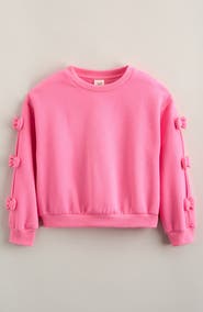 Tucker + Tate Kids' Bow Cotton Blend Sweatshirt