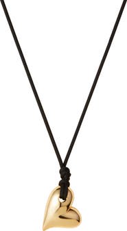 JENNY BIRD Art Heart on a String Necklace