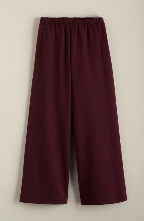 Kids' Icon Wide Leg Fleece Pants