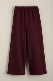 Zella Girl Kids' Icon Wide Leg Fleece Pants